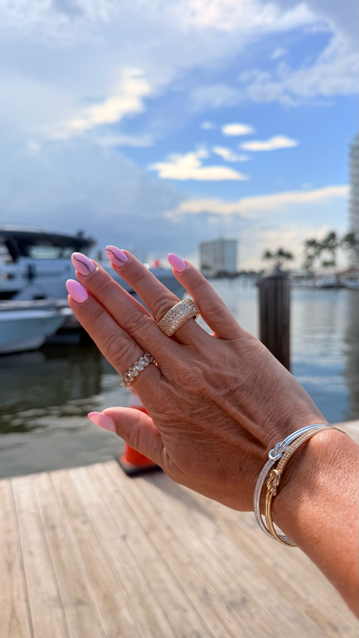 Mixing gold and silver jewelry for an easy everyday stacked look. I love combining statement rings with delicate bracelets instead of sticking to only one metal. Such an easy way to make a simple outfit feel more styled.

mixed metal jewelry, jewelry stacking ideas, gold and silver jewelry, stacked bracelets, statement ring, gold jewelry inspiration, bracelet stack, everyday jewelry

#LTKSaleAlert #LTKU #LTKootd