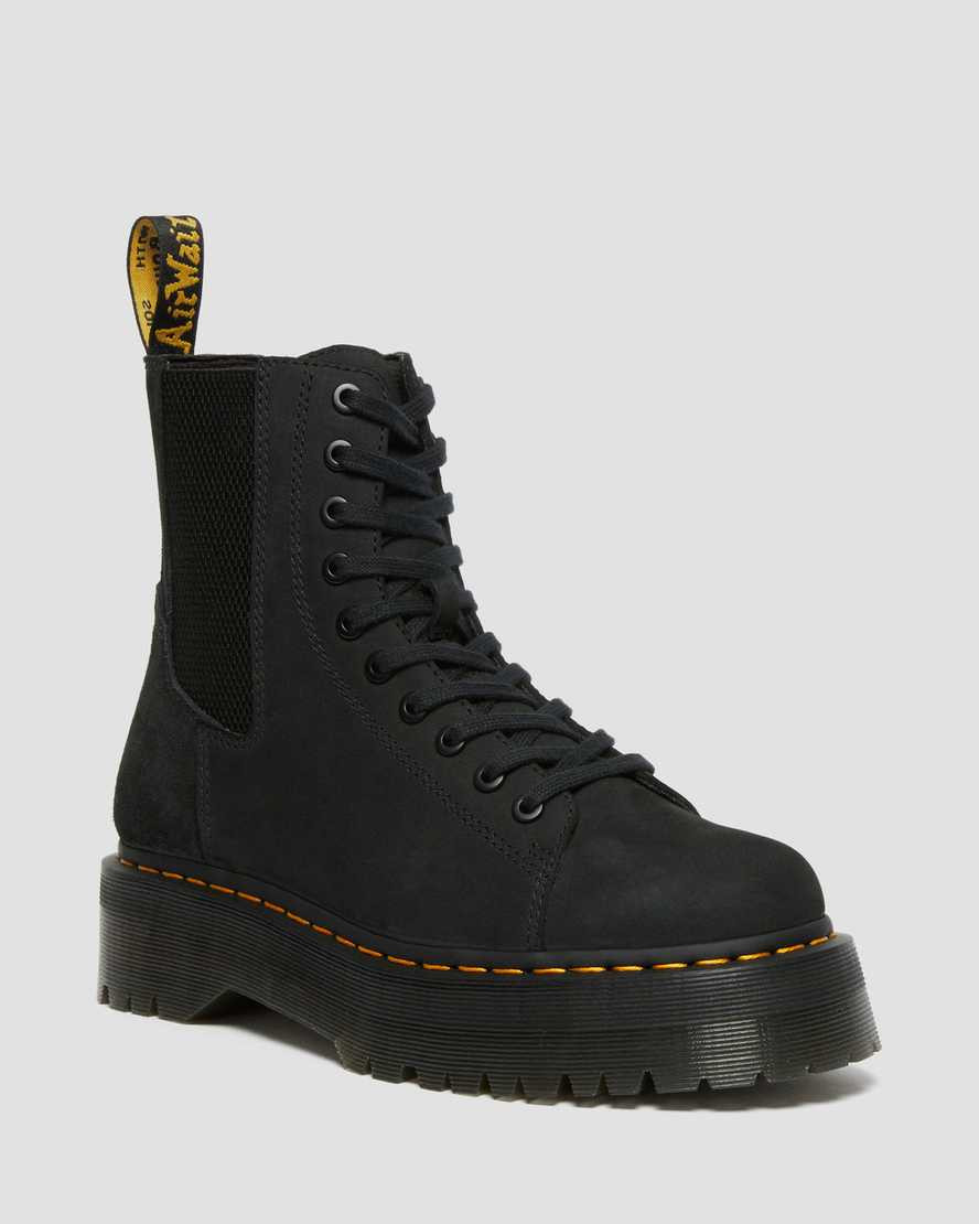 DR MARTENS Jadon Nubuck Leather Platform Boots | Dr Martens (UK)