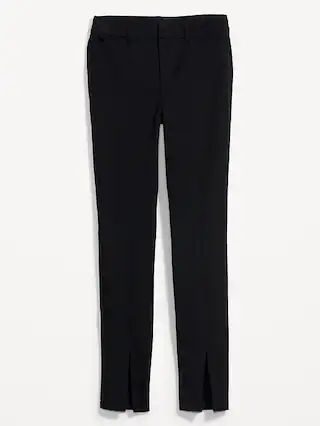 High-Waisted Split-Front Pixie Skinny Pants for Women | Old Navy (US)