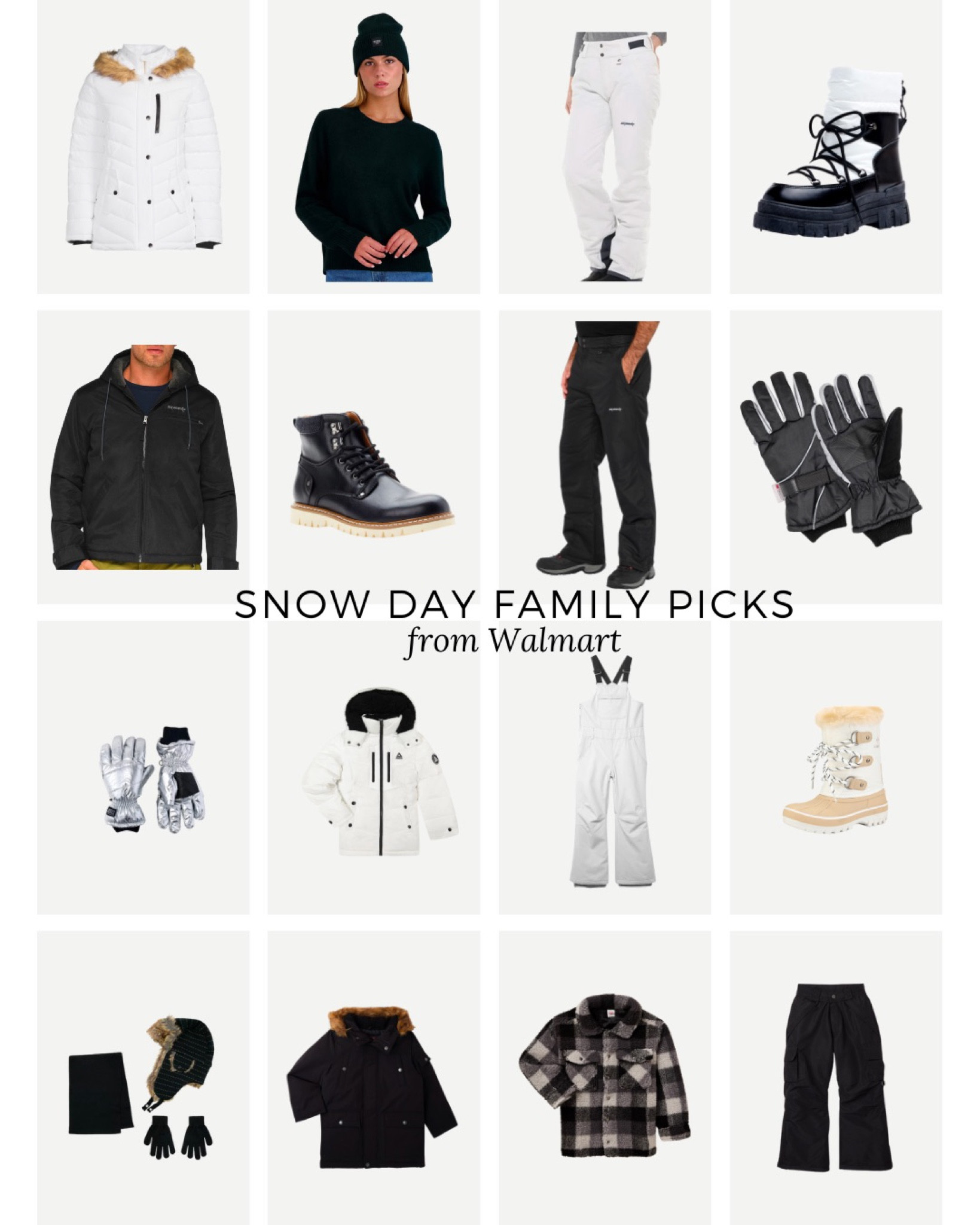 Happy Thanksgiving week to you all :) I’m dreaming of snow trips lately and as a #WalmartPartner I love that I can find all the snow gear we need at Walmart. My kids grow out of their clothes so fast these days and winter wardrobes don’t come cheap 😜 Here are a few favorites for reasonably priced picks for the whole family. Check out more on the blog! 

#LTKSeasonal #LTKfamily