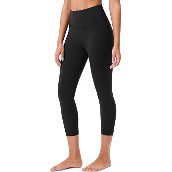 Colorfulkoala Dreamlux No Front Seam Leggings for Women High Waisted Capris 21" Inseam Yoga Pants | Amazon (US)