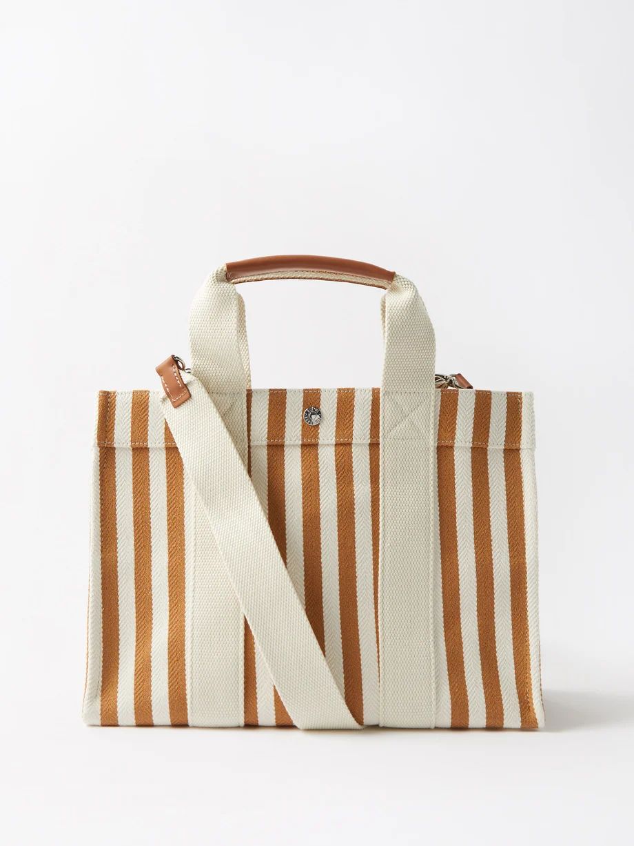 Palais Royal M striped cotton-blend tote bag | Matches (US)