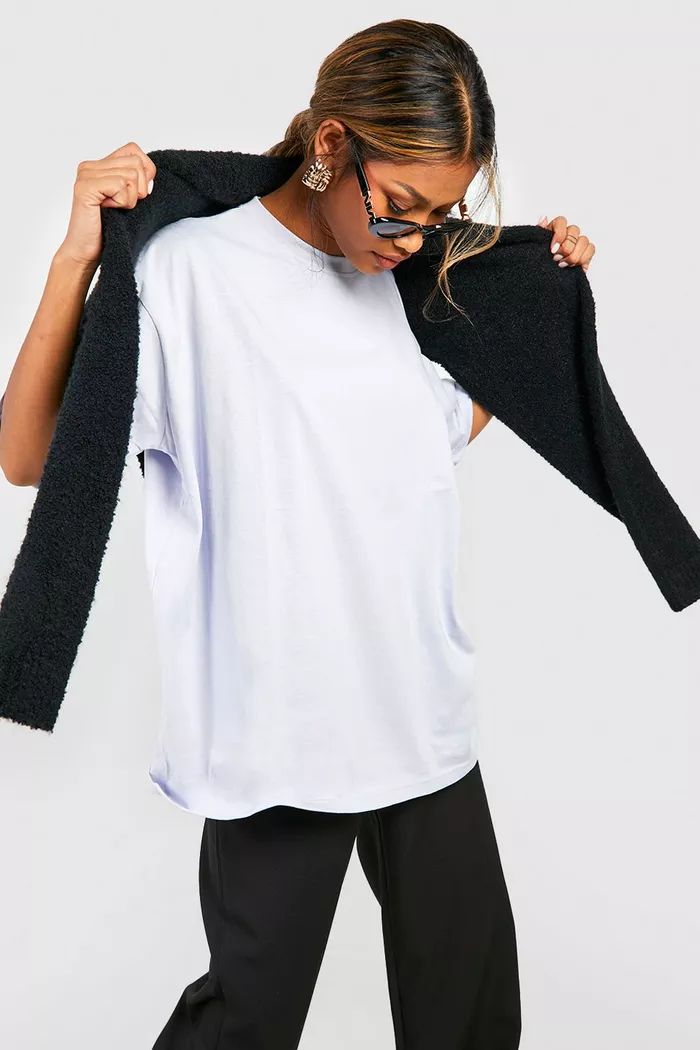 Basic Cotton Oversized T-shirt | boohoo (US & Canada)