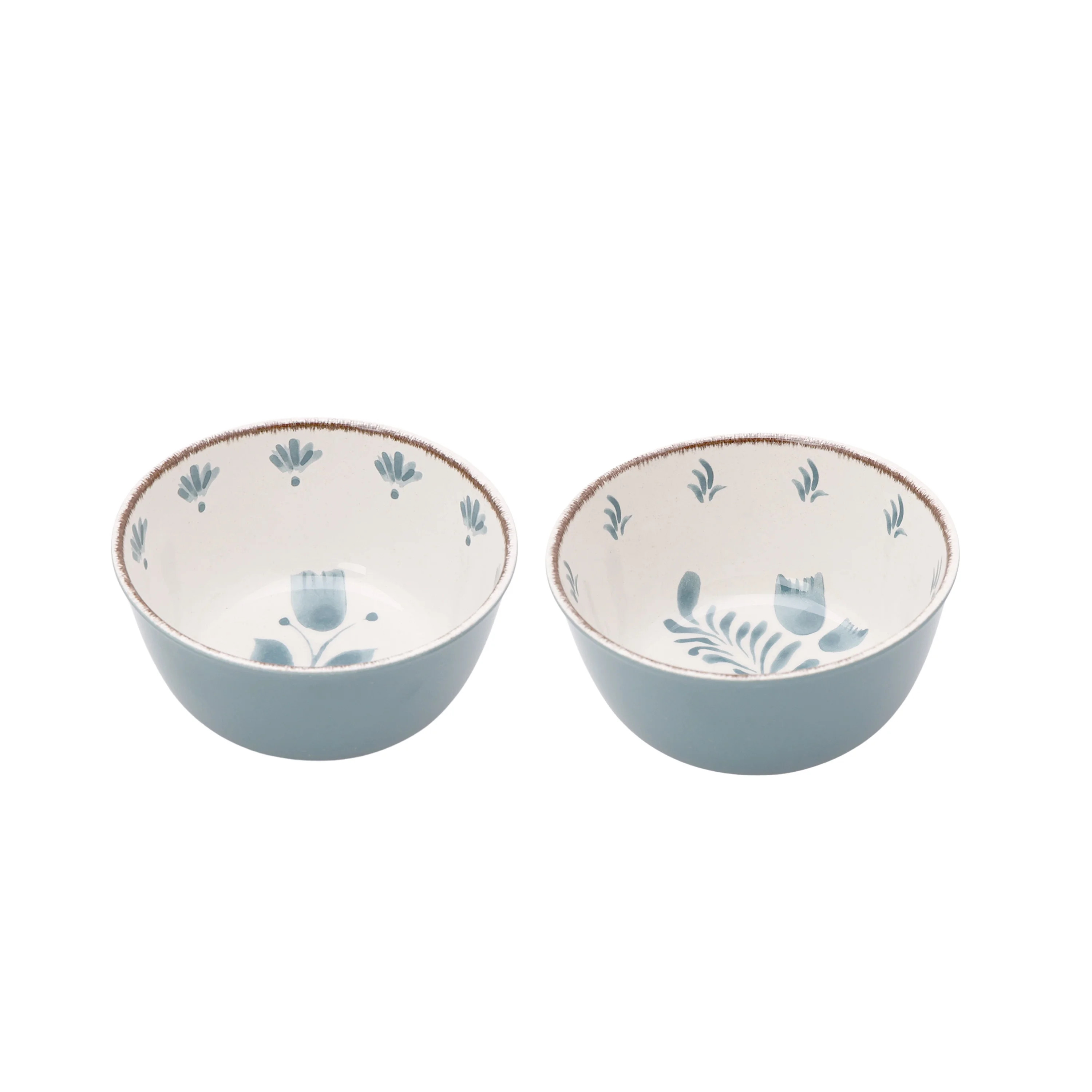 Better Homes & Gardens 2-Pack Bamboo Melamine Dip Bowl Set, Blue | Walmart (US)