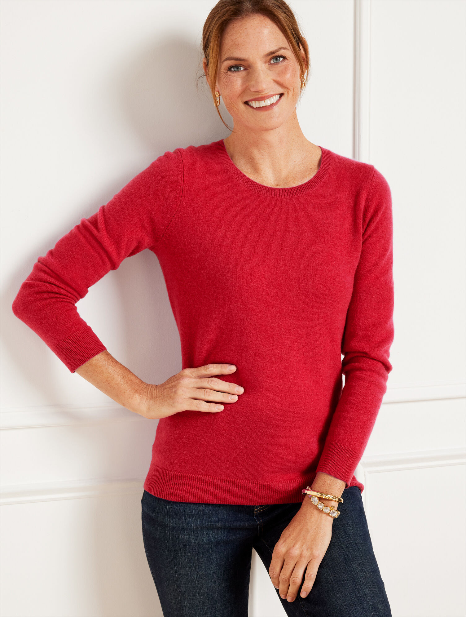 Cashmere Crewneck Sweater | Talbots
