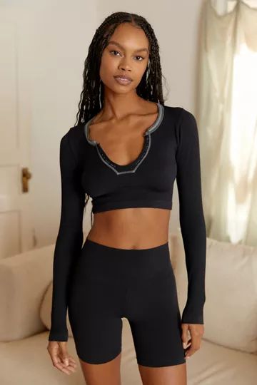 Out From Under Go For Gold Seamless Long Sleeve Top | Urban Outfitters (US and RoW)
