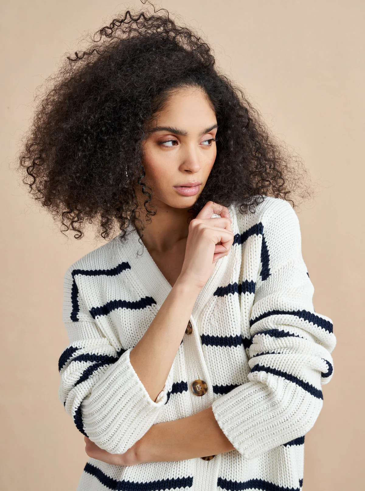 Marina Cardigan Stripe | La Ligne NYC | La Ligne