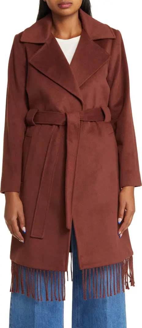 Fringe Wrap Coat | Nordstrom