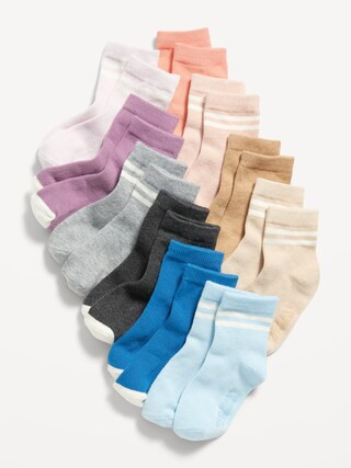 Unisex Crew Socks 10-Pack for Toddler & Baby | Old Navy (US)