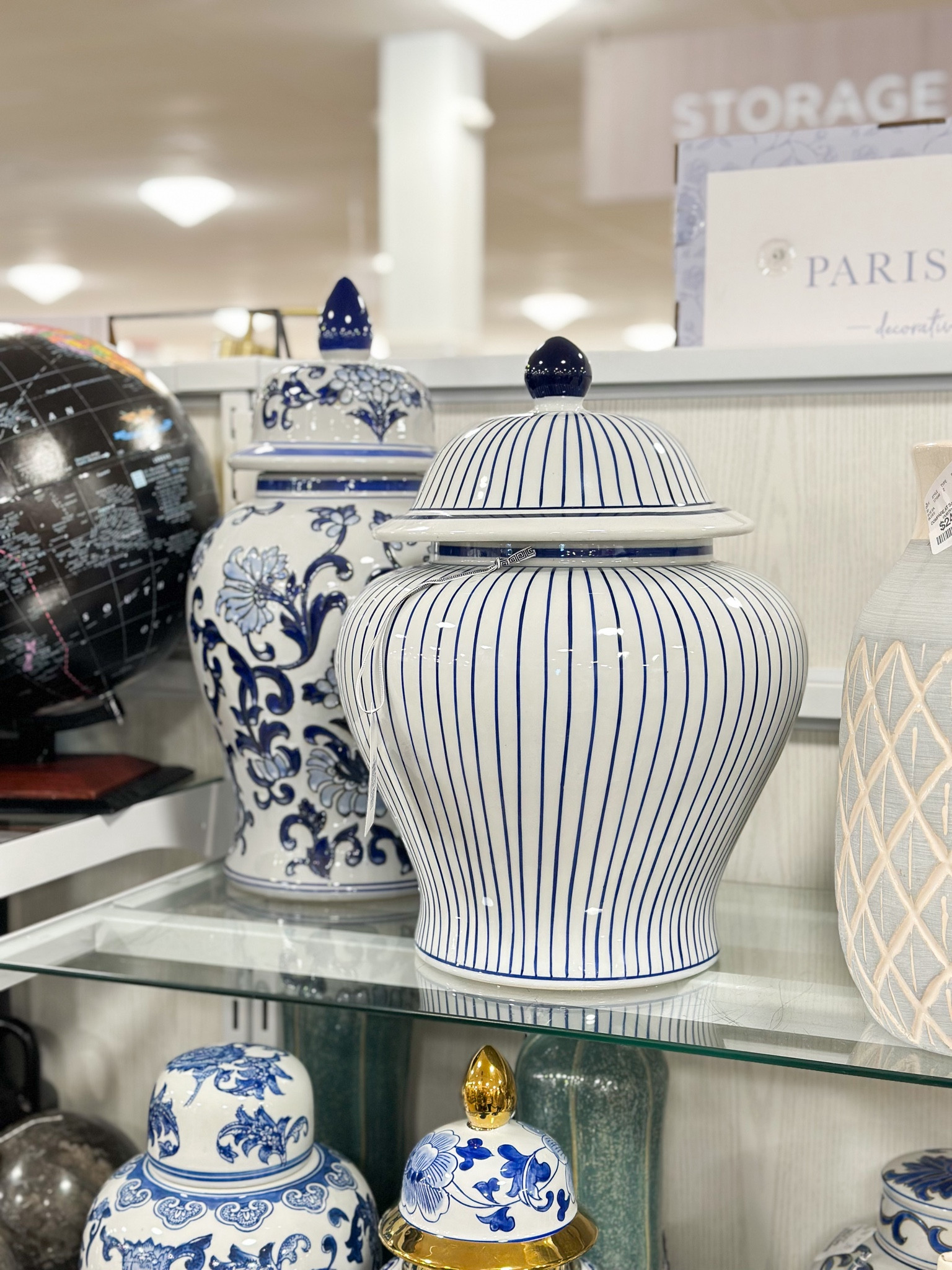 This blue & white jar is a major designer look for less! 

Ginger jar, blue and white, look for less, designer look, HomeGoods find, TJ Maxx find, Grandmillennial, Grandmillennial decor 

#LTKfindsunder50 #LTKhome #LTKstyletip