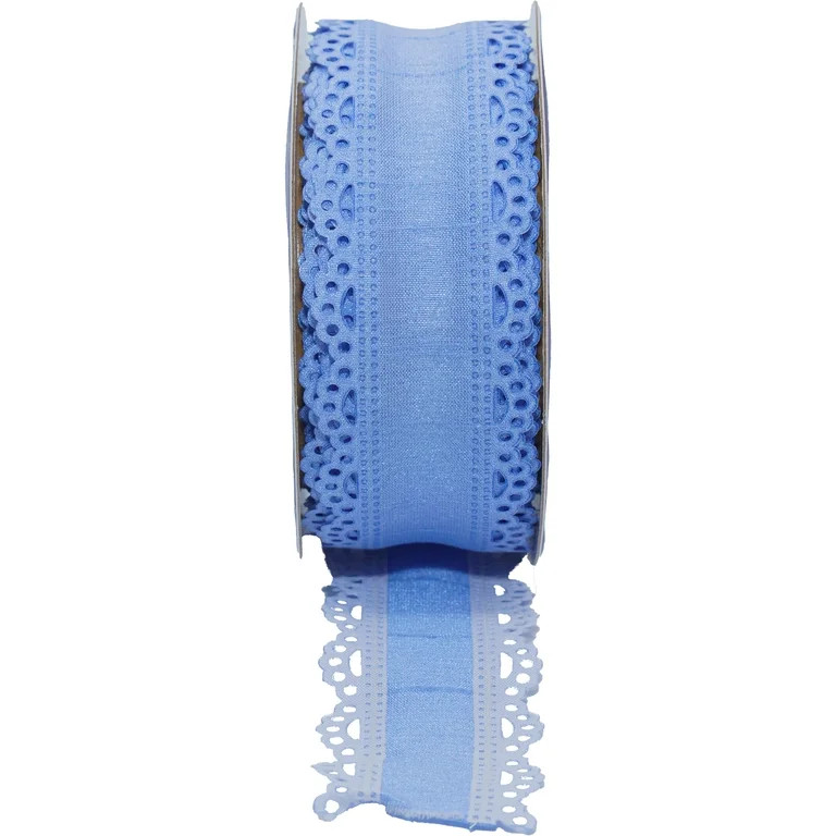 Scalloped Ribbon, Blue, 18', by My Texas House | Walmart (US)