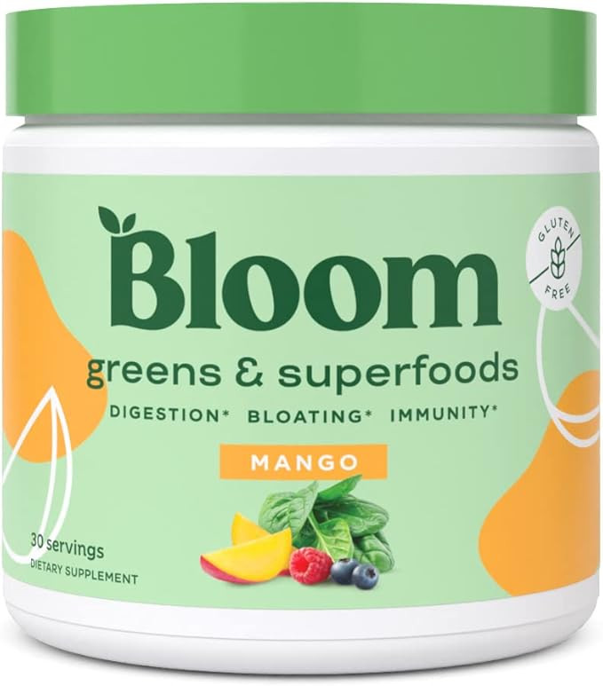 Bloom Nutrition Green Superfood | Super Greens Powder Juice & Smoothie Mix | Complete Whole Foods... | Amazon (US)