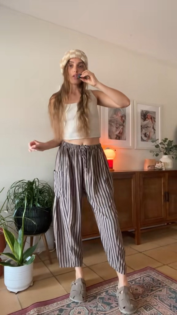 Absolutely love love love these striped linen blend pants from Amazon! So cute, lightweight, SO comfortable!

#linenpants #linenblendpants #stripedpants #falloutfits #barrelpants #fallootd 

Barrel leg pants, striped linen blend pants, tarse wide leg linen pants outfit, fall outfits, comfy fall outfit ideas, casual outfit inspo 

#LTKFindsUnder50 #LTKSaleAlert #LTKStyleTip