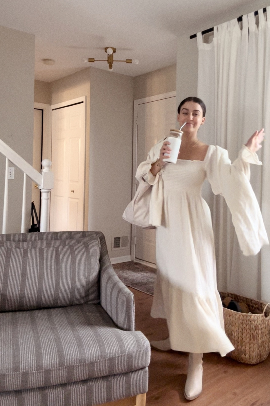 GRWM - Outfit of the day - White dress - White bag - white boots 

#LTKstyletip