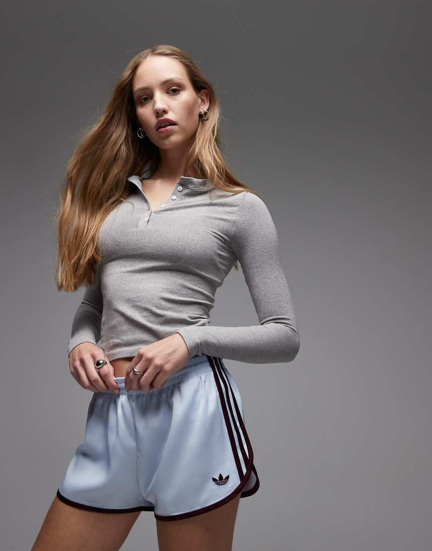 adidas Originals sprinter shorts in blue and maroon | ASOS (Global)