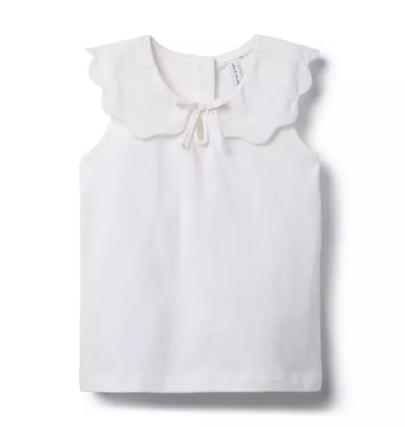 Scalloped Collar Top | Janie and Jack