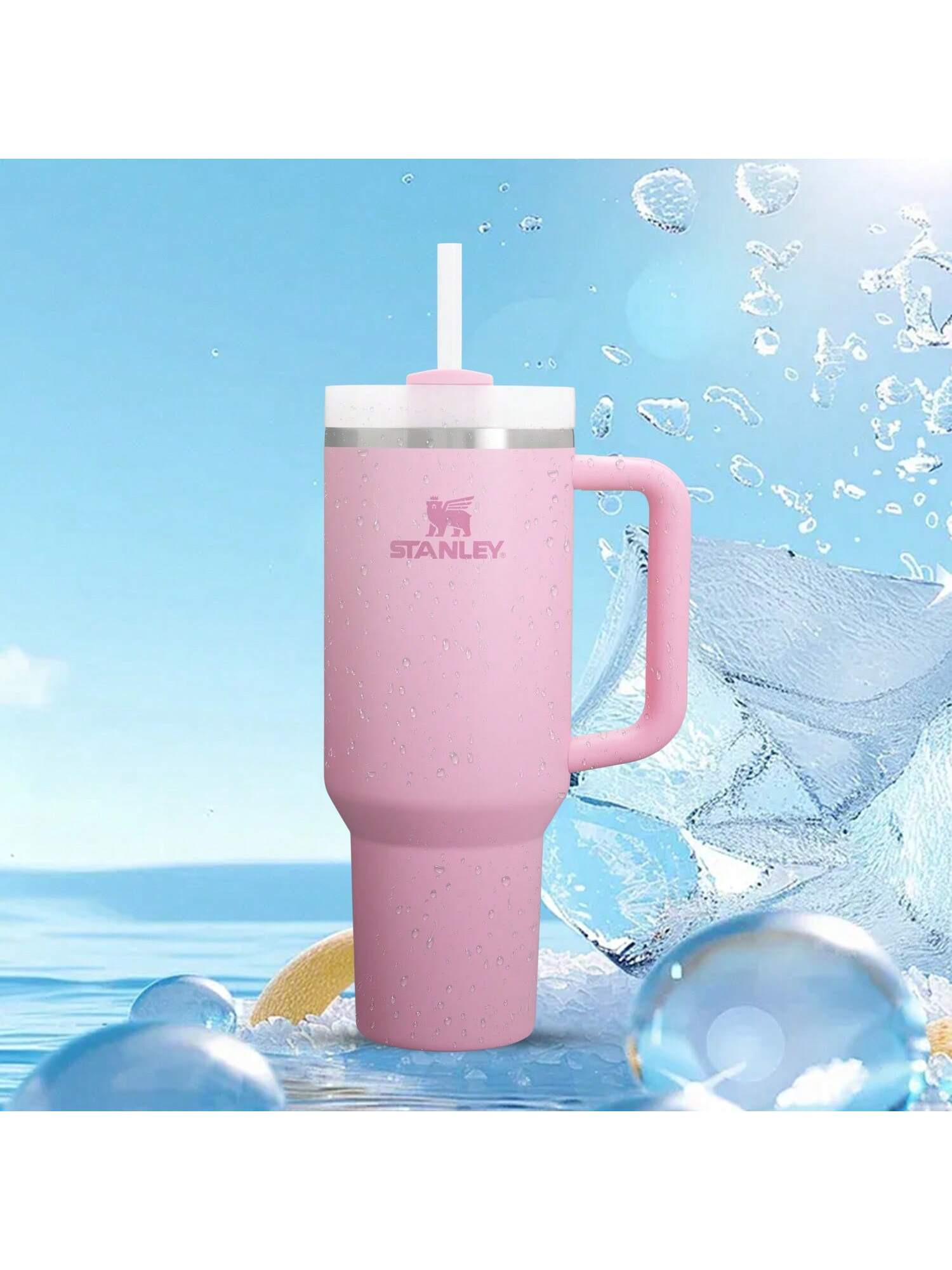 STANLEYSINCE 1913 40 Oz H2.0 Tumbler With Handle, Double Walled Vacuum Insulated Stainless Steel... | SHEIN