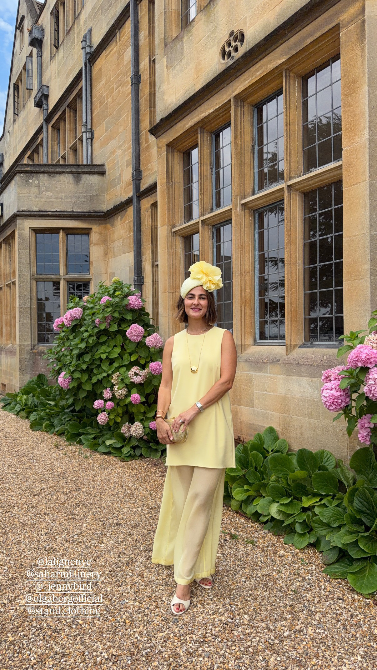 What I wore for a friends wedding in the English countryside 💛 I couldn’t resist this soft butter yellow look for such a beautiful setting. The flowy silhouette paired perfectly with my favorite accessories, and of course, the statement fascinator (custom) was the finishing touch! 

 #LTKootd #LTKSeasonal