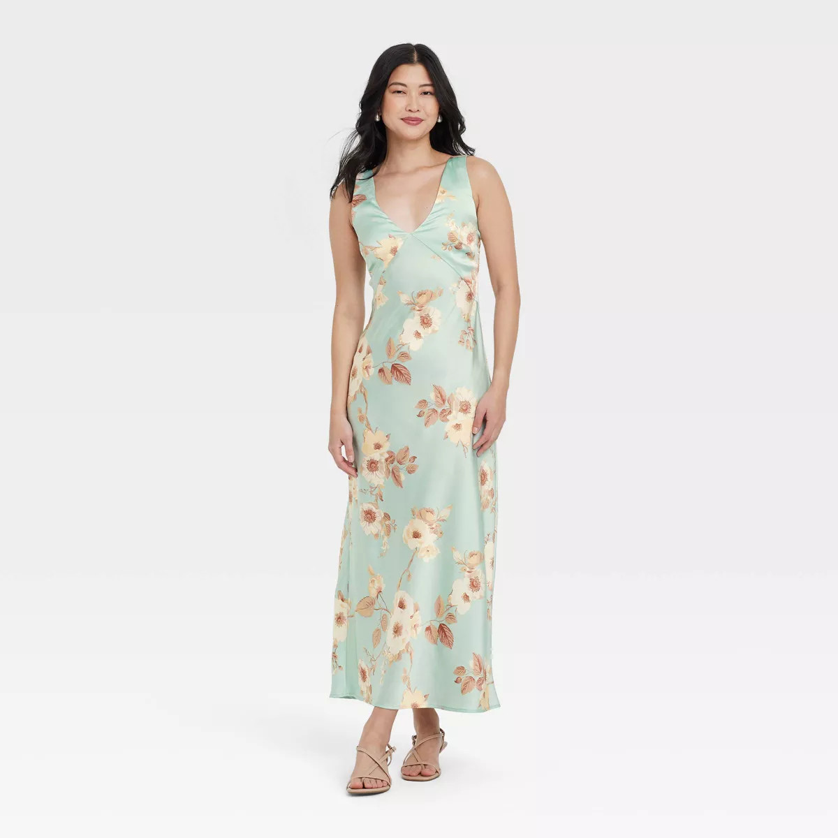 Women's Satin Slip Maxi Dress - A New Day™ | Target