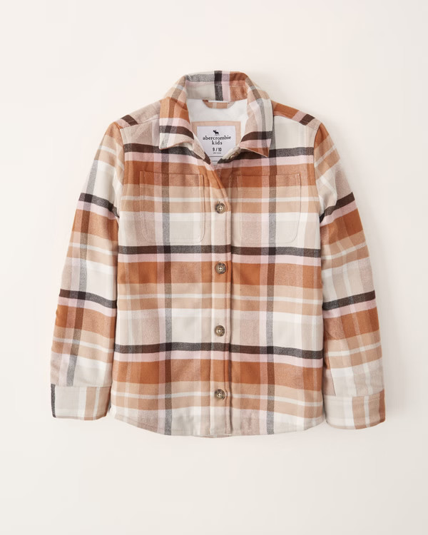 flannel shirt jacket | Abercrombie & Fitch (US)