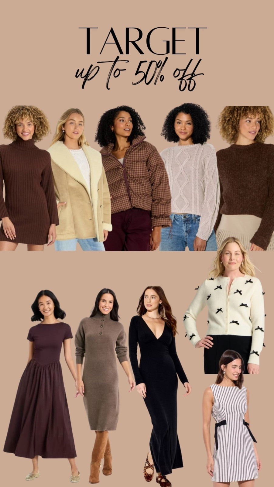 Target up to 50% off

#LTKHoliday #LTKGiftGuide #LTKCyberWeek