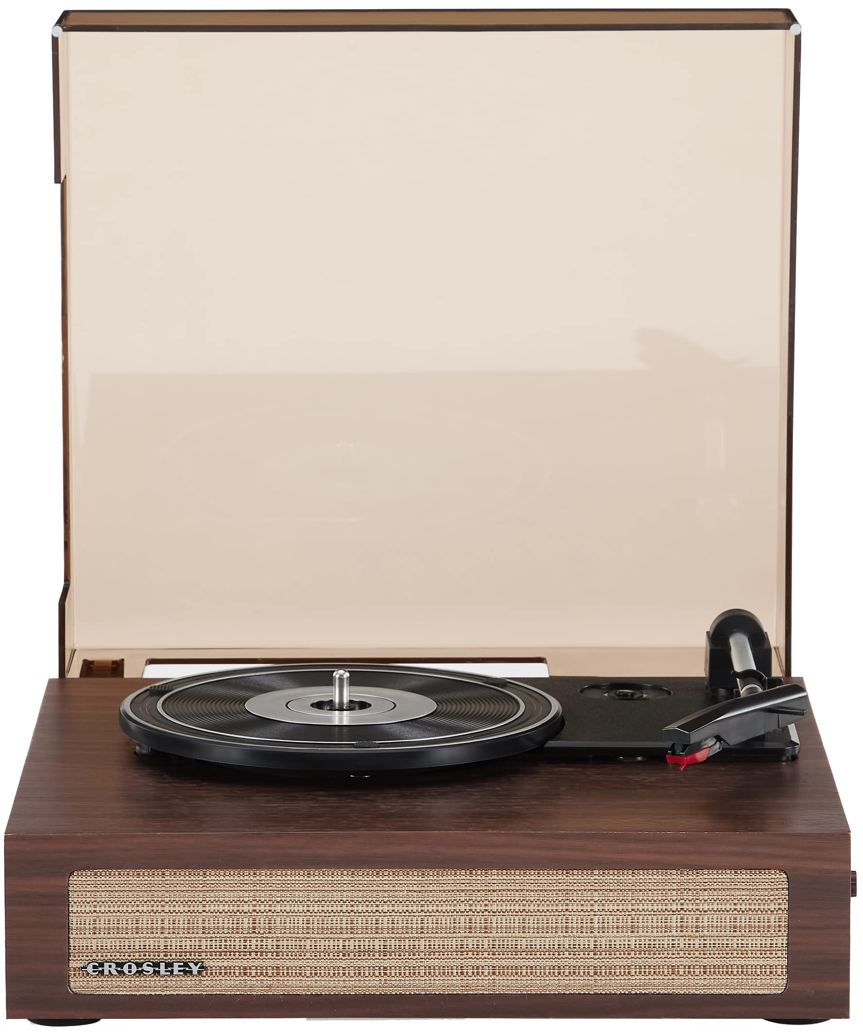 Crosley CR6042A-WA Scout 3-Speed Bluetooth Turntable with Built-in Speakers, Walnut | Amazon (US)