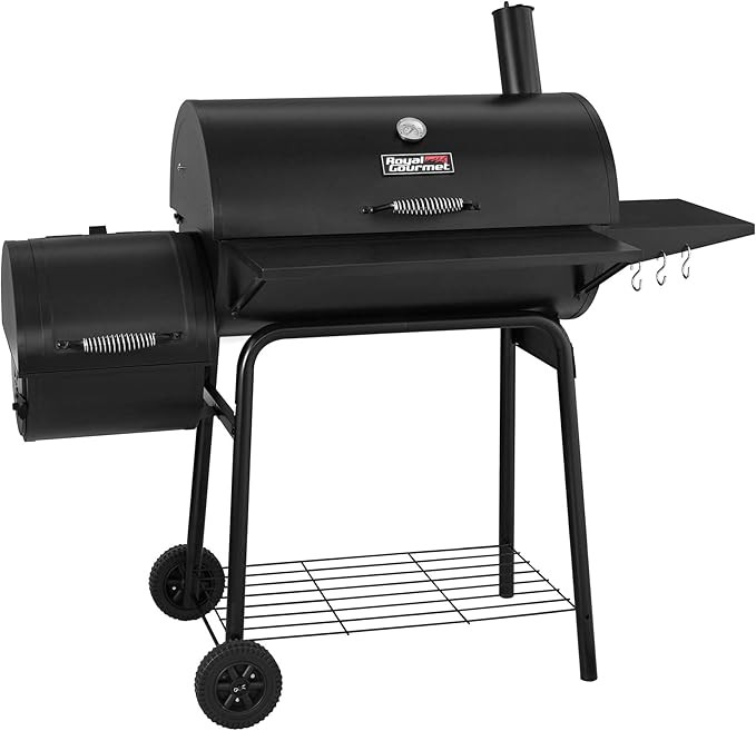 Royal Gourmet CC1830S 30" BBQ Charcoal Grill and Offset Smoker | 811 Square Inch cooking surface,... | Amazon (US)