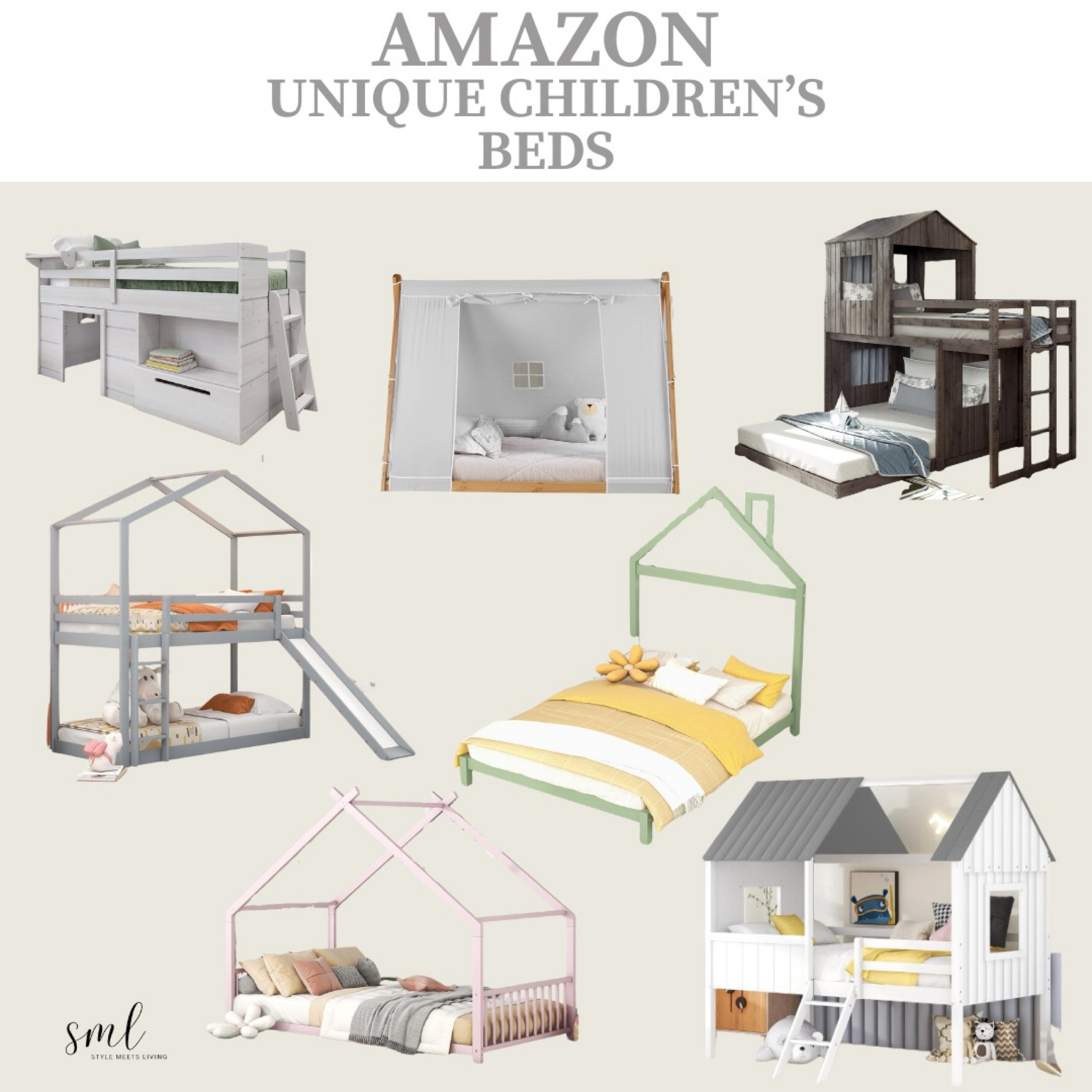 Transform your child's bedroom into a magical haven with our curated collection of unique children's beds, all conveniently available on Amazon. 

Explore imaginative designs that blend functionality with enchanting aesthetics. From whimsical themes to space-saving innovations, discover the perfect bed to ignite your child's imagination. 

Check out our Amazon finds for delightful sleep solutions that make bedtime an adventure! 🛌🌟 

#ChildrensBeds #AmazonFinds #KidsBedroomInspo #InteriorDesignIdeas

#LTKkids #LTKhome