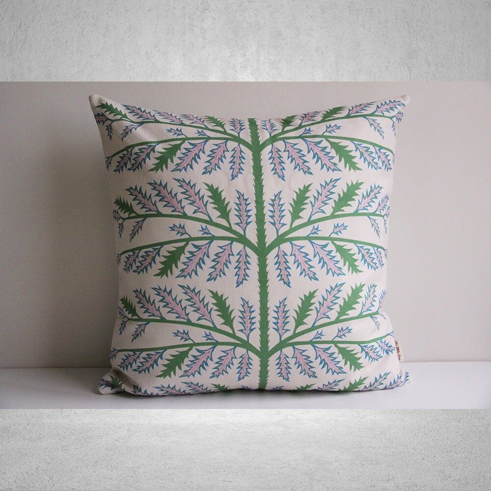 Green Branch Throw Pillow Cover - Plants Decor Cushion Cover, Forests Leaves Pillow Case 18x18 20... | Etsy (US)
