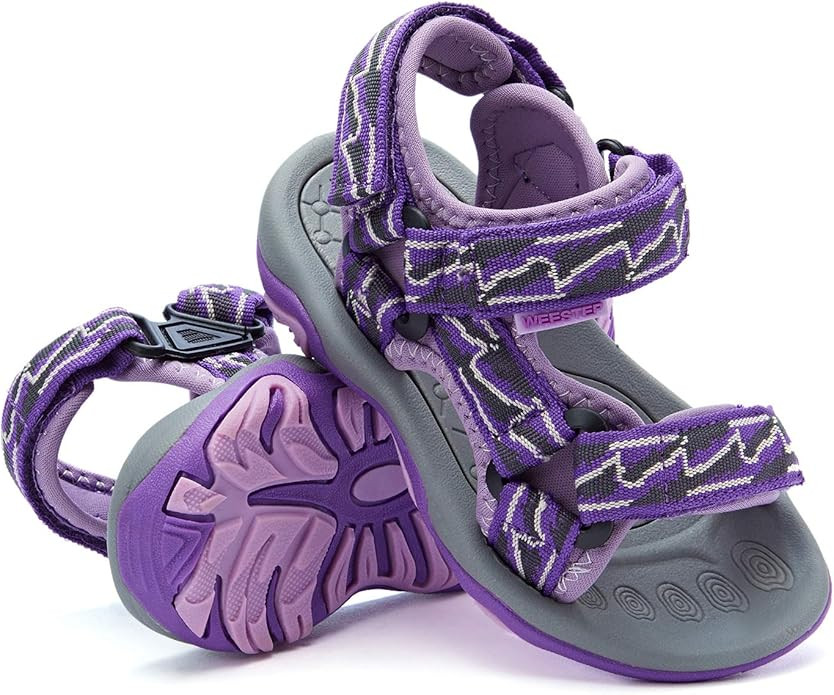 Weestep Girls Boys Comfort Sandals Adjustable Straps for Toddlers Little Kid | Amazon (US)