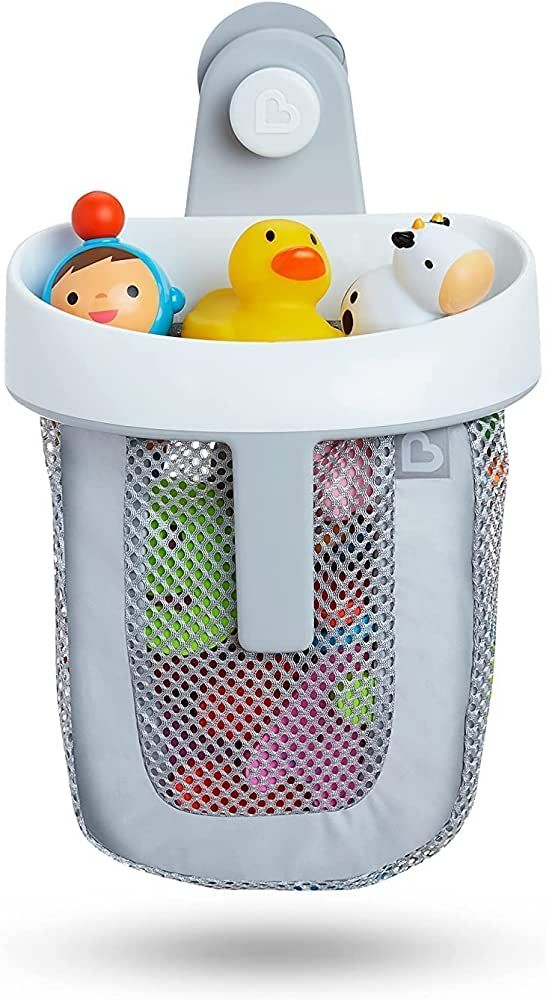 Munchkin® Super Scoop™ Hanging Bath Toy Storage with Quick Drying Mesh, Grey | Amazon (US)
