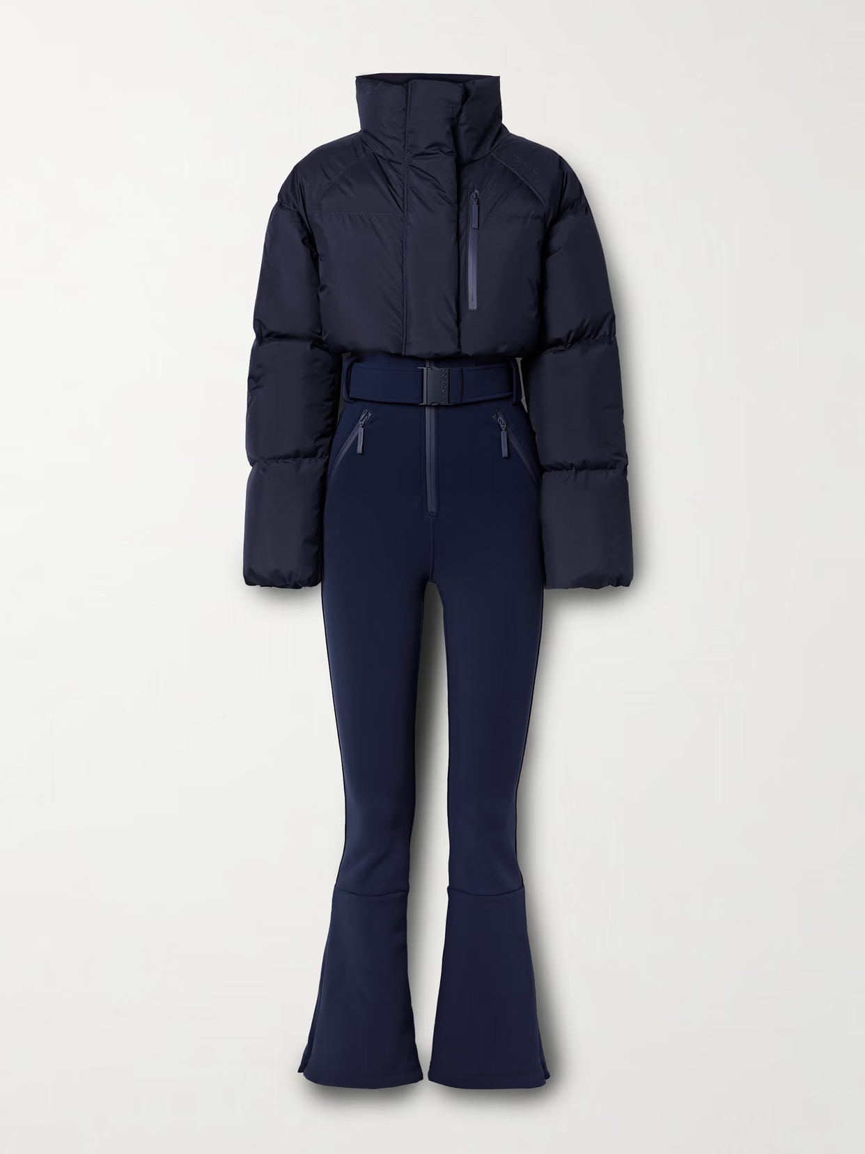 Cordova - Myoko Belted Quilted Padded Ski Suit - Blue | NET-A-PORTER (US)