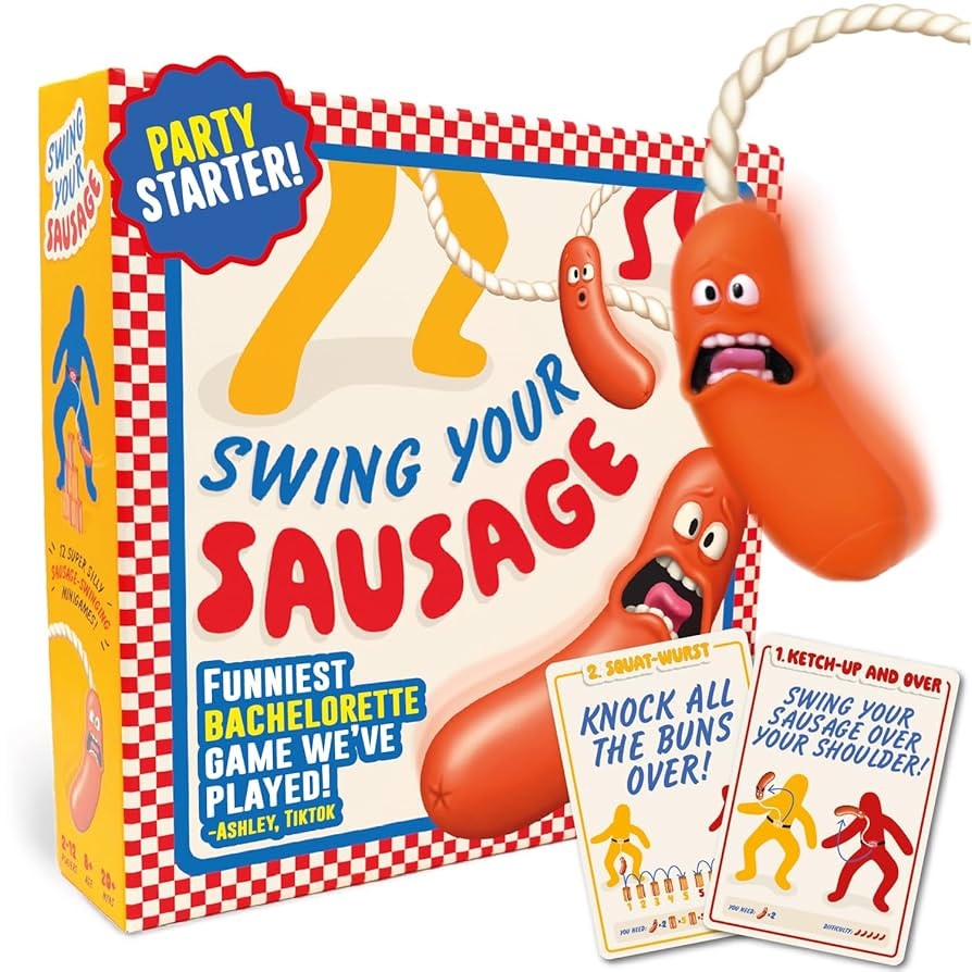 Lucky Egg Swing Your Sausage - Fun Family Party Games for Groups - Indoor Games for Adults and Ki... | Amazon (US)