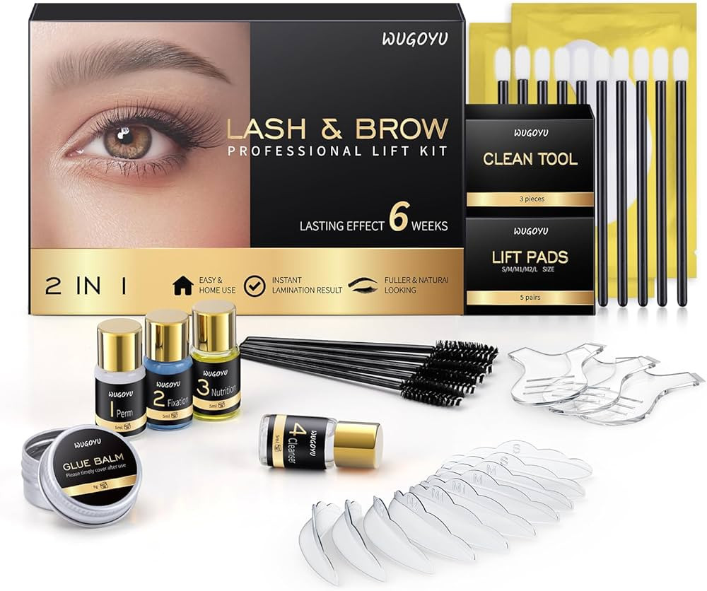Lash Lift Kit - Brow Lamination Kit, Eyebrow Lamination Kit, Professional Eyelash & Brow 2 IN 1 P... | Amazon (US)