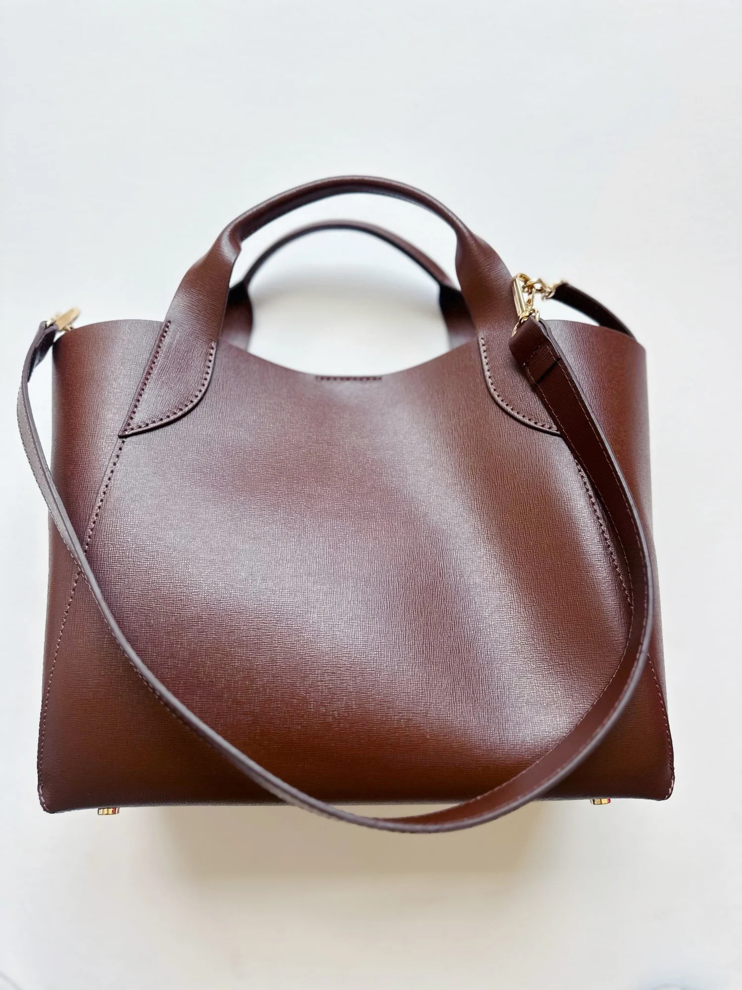 Lugano All Leather Tote — COLORES COLLECTIVE | Colores Collective