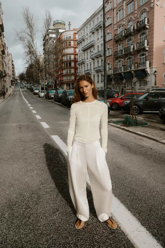 HOSE BARREL SATIN | Zara DE