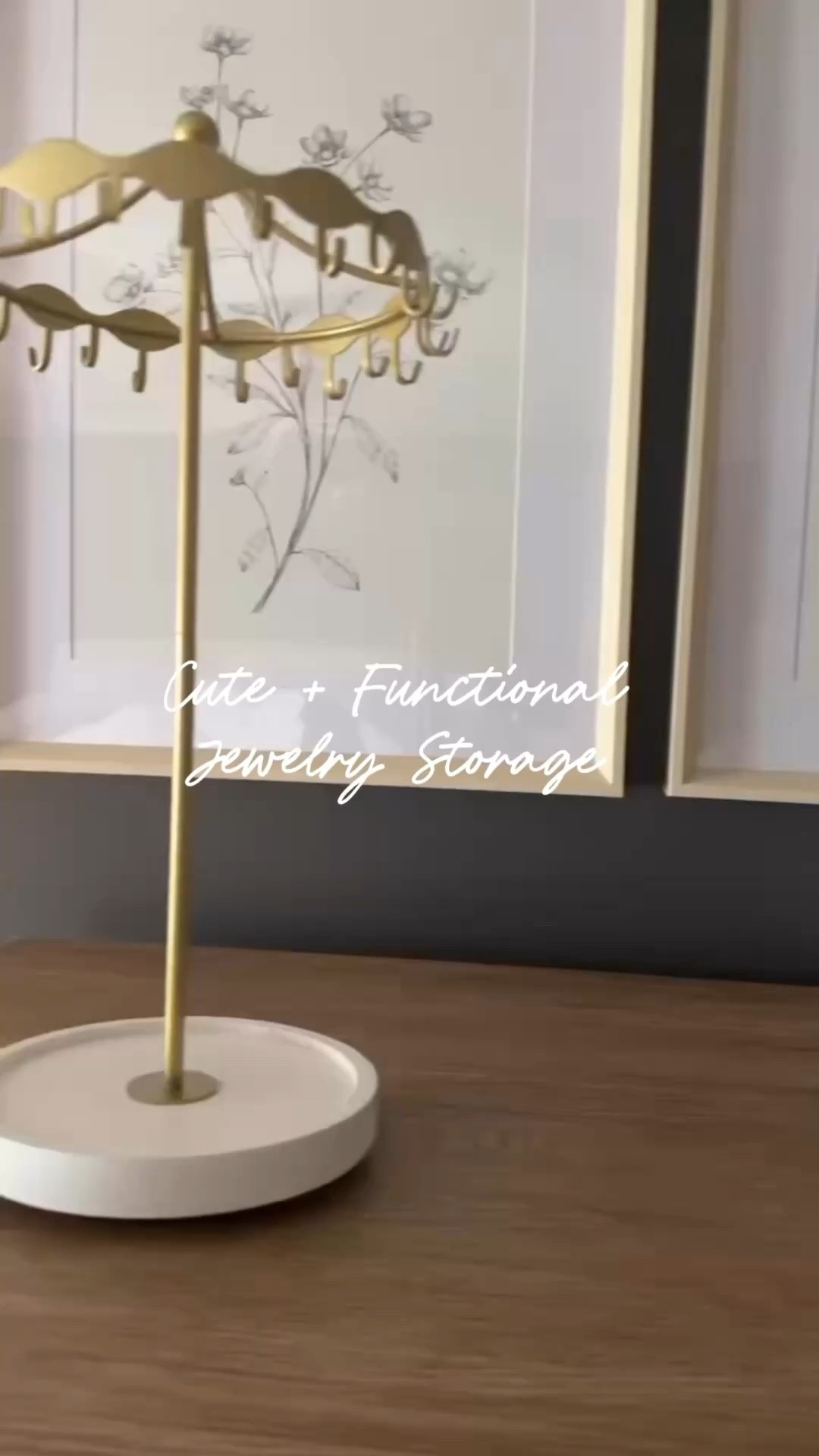 This rotating jewelry organizer is one of those little things that makes a big difference. It keeps necklaces, bracelets, earrings, and rings all in one spot, and I love that it spins so everything is easy to see and grab while I’m getting ready. Such a simple way to make your vanity or bathroom counter look more organized.



#ltkhome #ltkfinds #organizationideas #jewelryorganizer #vanityorganization #amazonfinds #homeorganization #ltkstyle