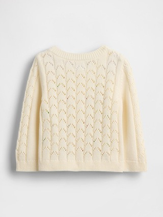 Baby Floral Pointelle Cardigan | Gap (US)