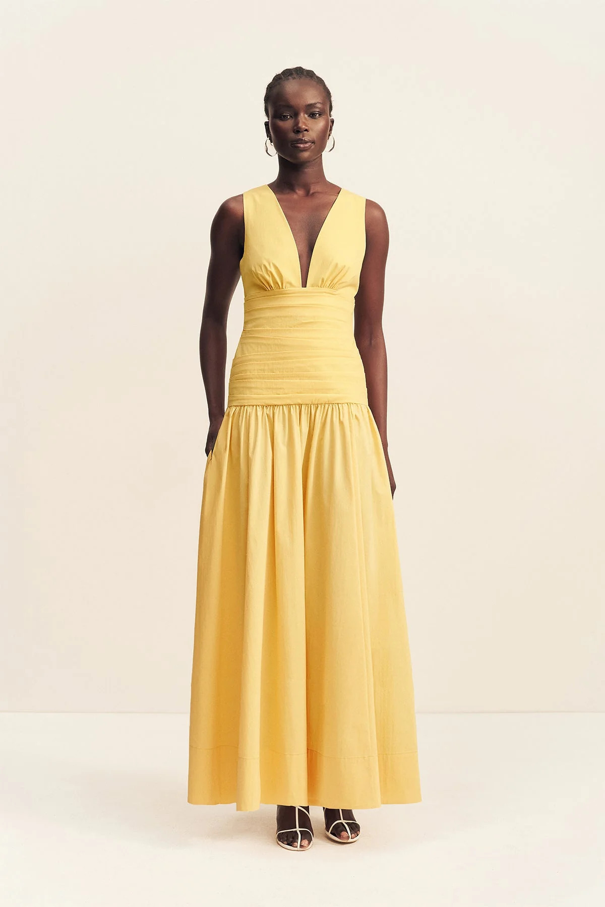 Campbell Gathered Maxi Dress | Soleil | Dresses | Shona Joy | Shona Joy