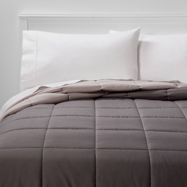 Reversible Microfiber Solid Comforter - Room Essentials™ | Target