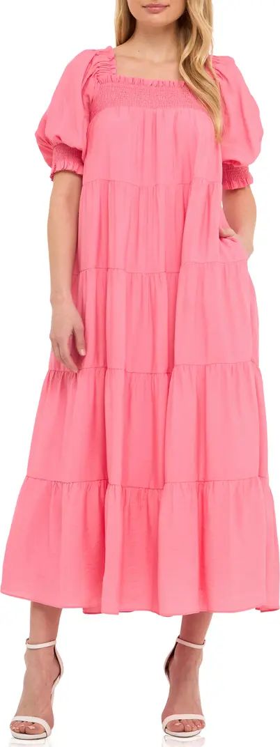 English Factory Smocked Maxi Dress | Nordstromrack | Nordstrom Rack