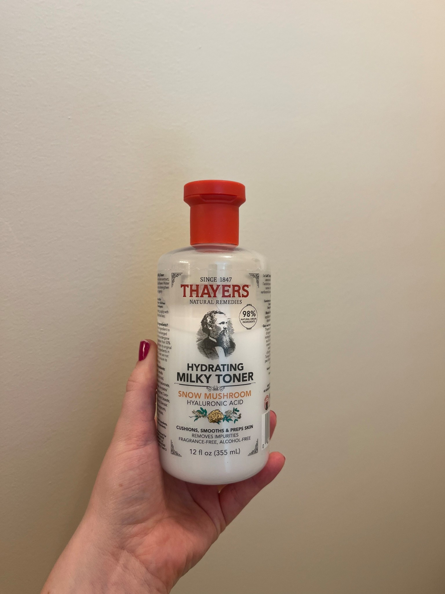 A new add to my AM routine. Use cotton pads to swipe on first thing, to sort of cleanse but mostly hydrate. I've seen a noticeable difference in my forehead lines that I know are expression lines but exaggerated by dehydration by using this stuff. Affordable, clean and effective! A staple brand that's stood the test of time for a reason. 

#LTKFindsUnder50 #LTKBeauty