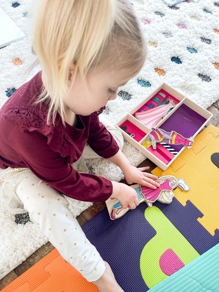 My 3 year old loves these magnetic dress up puzzles.

Follow me on Instagram @sarahrachelfinke 

#sisters 
#playroom #playroominspiration #playroomdecor #sensorytable #nugget #rainbowplayroom #children #kids #toysforkids #family #kidstoyseverywhere #giftideas #imaginativeplay #kidstoys #playbasedlearning #babygirl #montessoriathome #kidstoysonline #momlife #toys  #kidsplay #letthembelittle #toyscollection #play #baby #babytoys #kidtoys #montessori #learningthroughplay #educationaltoys #kidsactivities #playkitchen #motherhoodunplugged #kidseducationaltoys #playmatters #playtime #kids ⁣#woodentoys #woodentoysforkids #montessoritoys
#2yearold #2yearoldgifts #1yearold #1yearoldgift #1yearoldgiftguide #2yearoldguide #2 #giftsforkids #toys #2yearoldtoys #3yearoldgifts #3yearoldgiftguide #toddler #toddlertoys  #melissaanddoug #kidkraft #stem #blocks #liketkit #ikeaflisat #sensorybin #sensory #sensoryplay #dressup #puzzle 

#LTKGiftGuide #LTKGiftGuide #LTKkids