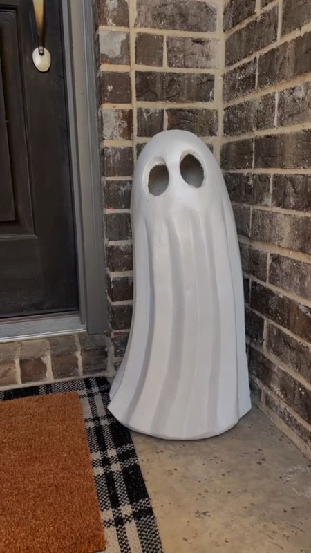 The cutest ceramic ghost for your Halloween porch 👻  and the eyes light up!! 

#LTKSeasonal #LTKhome #LTKfindsunder50