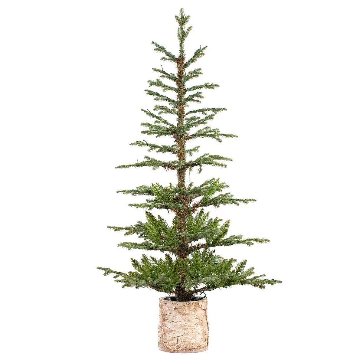 5ft Pre-Lit LED Timberland Fir Artificial Potted Christmas Tree - Haute Décor | Target