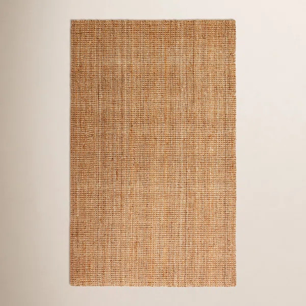 Asta Hand Loomed Jute / Sisal Brown Rug | Birch Lane
