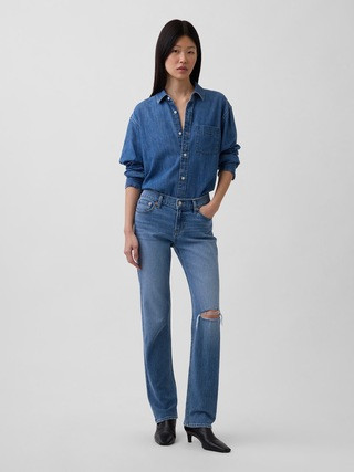 Low Rise '90s Slim Straight Jeans | Gap (US)