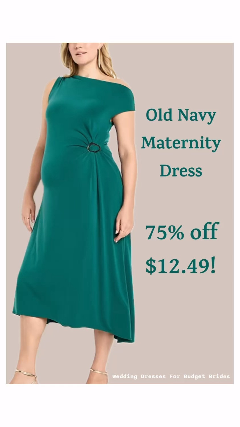 Love this pretty green! Old Navy maternity dress on sale today at 75% off, only $12.49!

Maternity wedding guest dress, baby shower dress, bridal shower dress, gender reveal dress.

#LTKWedding #LTKSaleAlert #LTKBump