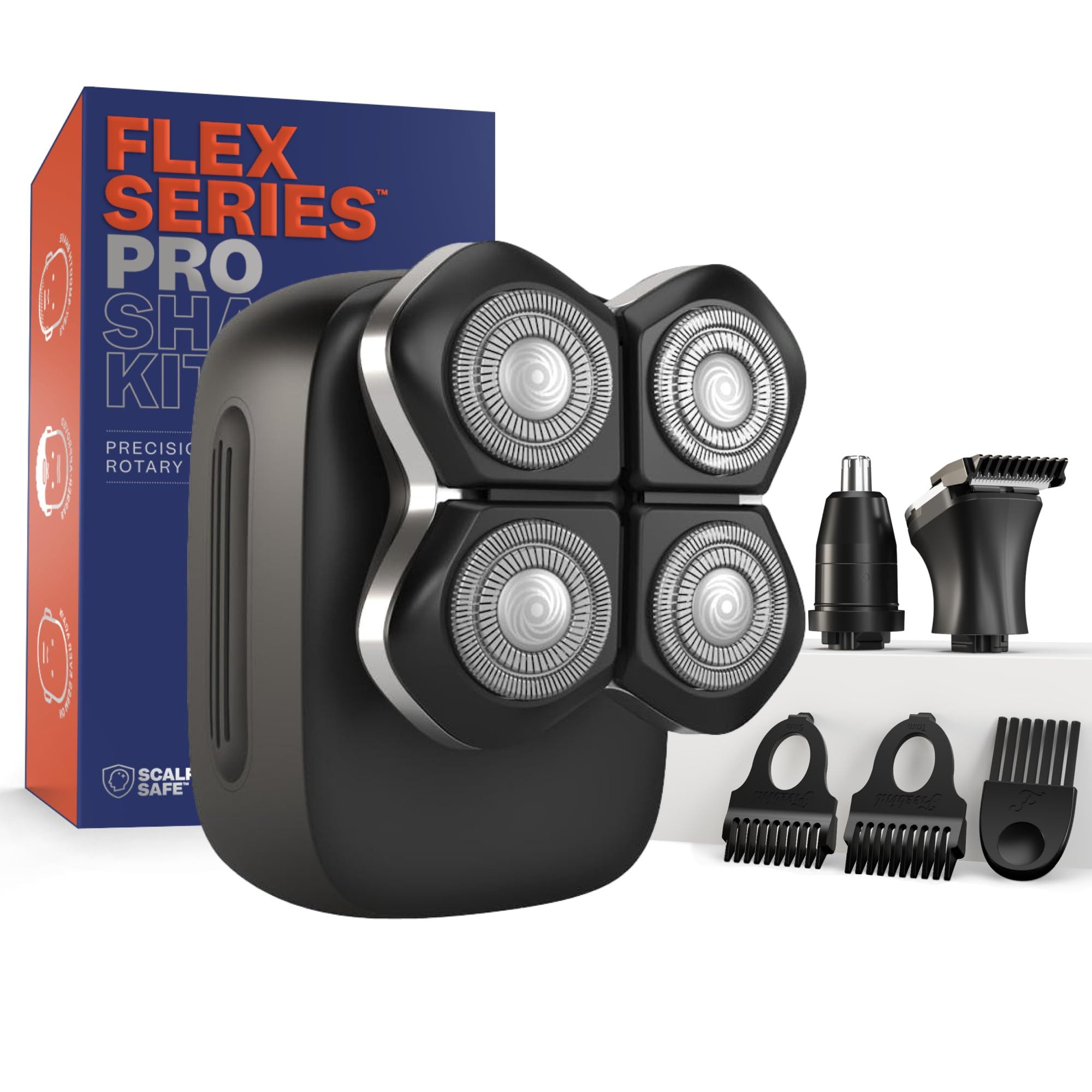 Freebird FlexSeries Pro Electric Head & Body Shaver - Mens Cordless Rechargeable Wet/Dry Skull Ba... | Amazon (US)