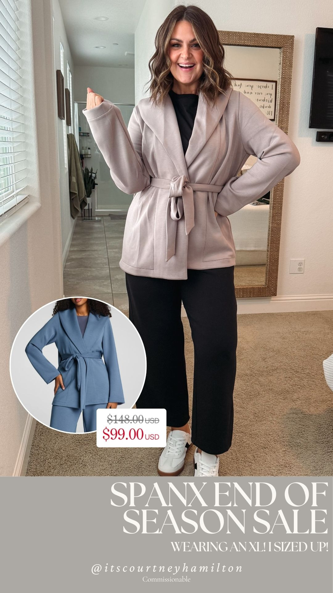 This jacket is on sale from SPANX right now in the blue color!! I sized up to an XL!

sale alert, watchnow, seasonal finds, winter fashion, loungewear, casual outfit, new arrivals, finds under 100, courtney hamilton 

 

#LTKSeasonal #LTKSaleAlert #LTKFindsUnder100